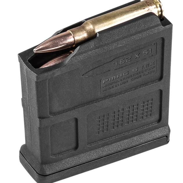 Magpul PMAG Black AICS 5rd 6.5 Creedmoor/308 Win/7mm-08 Rem/260 Rem/243 Win/7.62x51mm NATO for Short Bolt Action Rifles