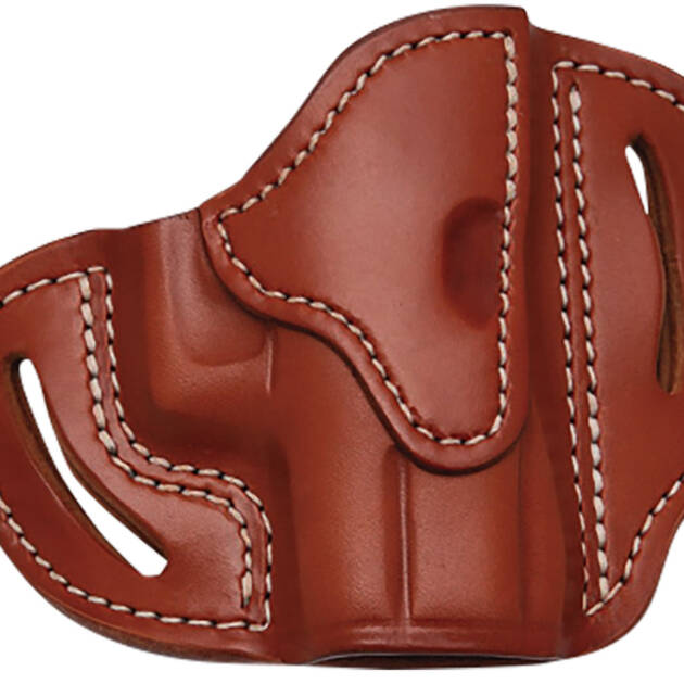 1791 Gunleather OWB Size C Classic Brown Leather Belt Slide Compatible w/Glock 43/Sig P365/Walther PPK Right Hand