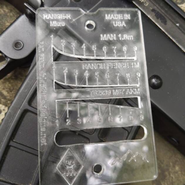 Brushbeater Range-R Micro AKM Card