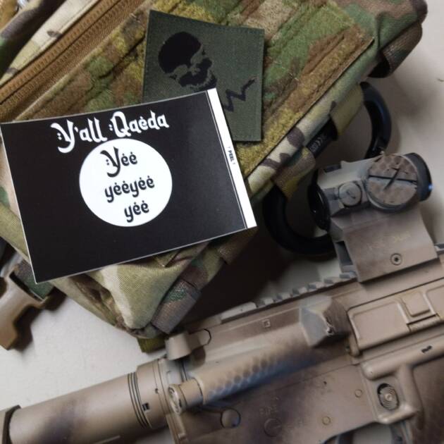 Yall Qaeda Flag Decal