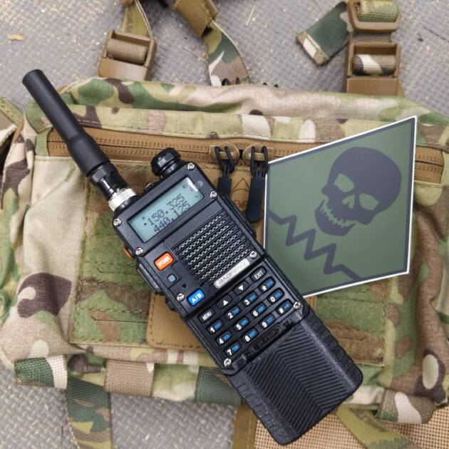BNC VHF/UHF Stubby Silicone Antenna
