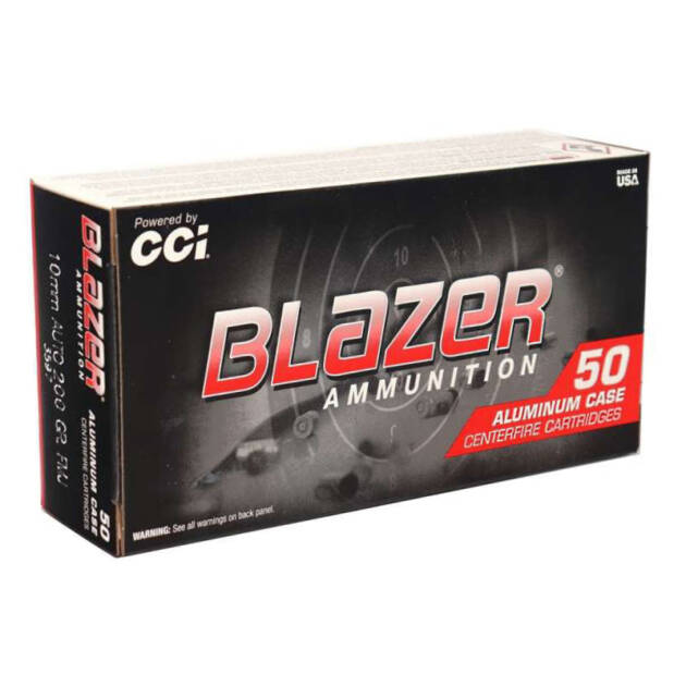 CCI Blazer 10mm AUTO Ammo 200 Grain Full Metal Jacket - 3597