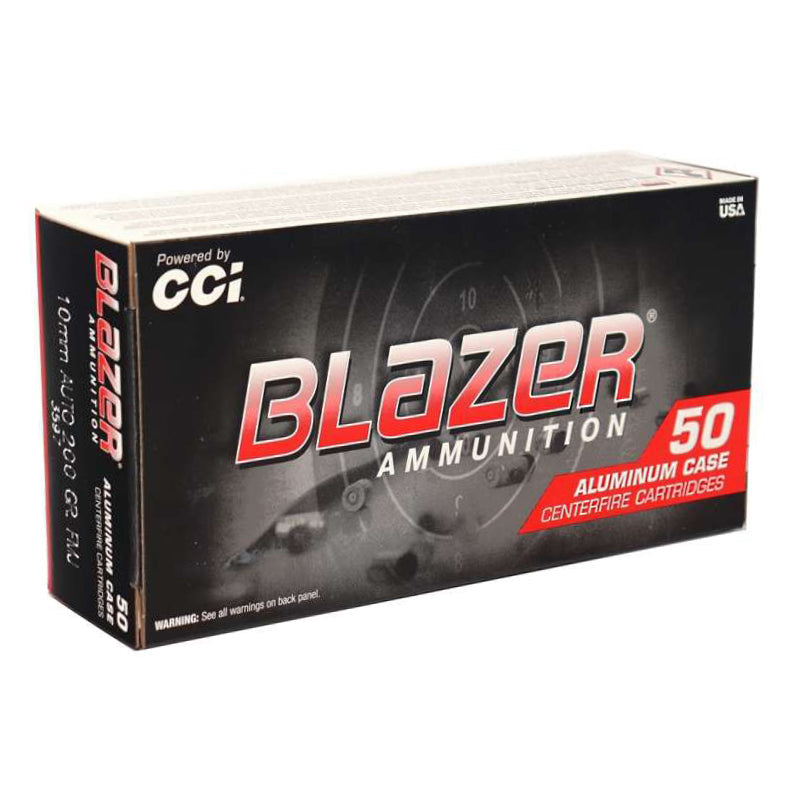 CCI Blazer 10mm AUTO Ammo 200 Grain Full Metal Jacket - 3597