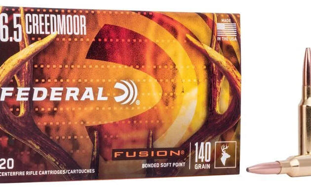 Federal Fusion 6.5 Creedmoor Ammo 140 Grain Soft Point - F65CRDFS1