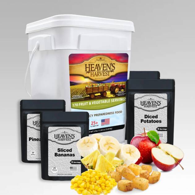 Heaven's Harvest Fruit and Vegetable Bucket