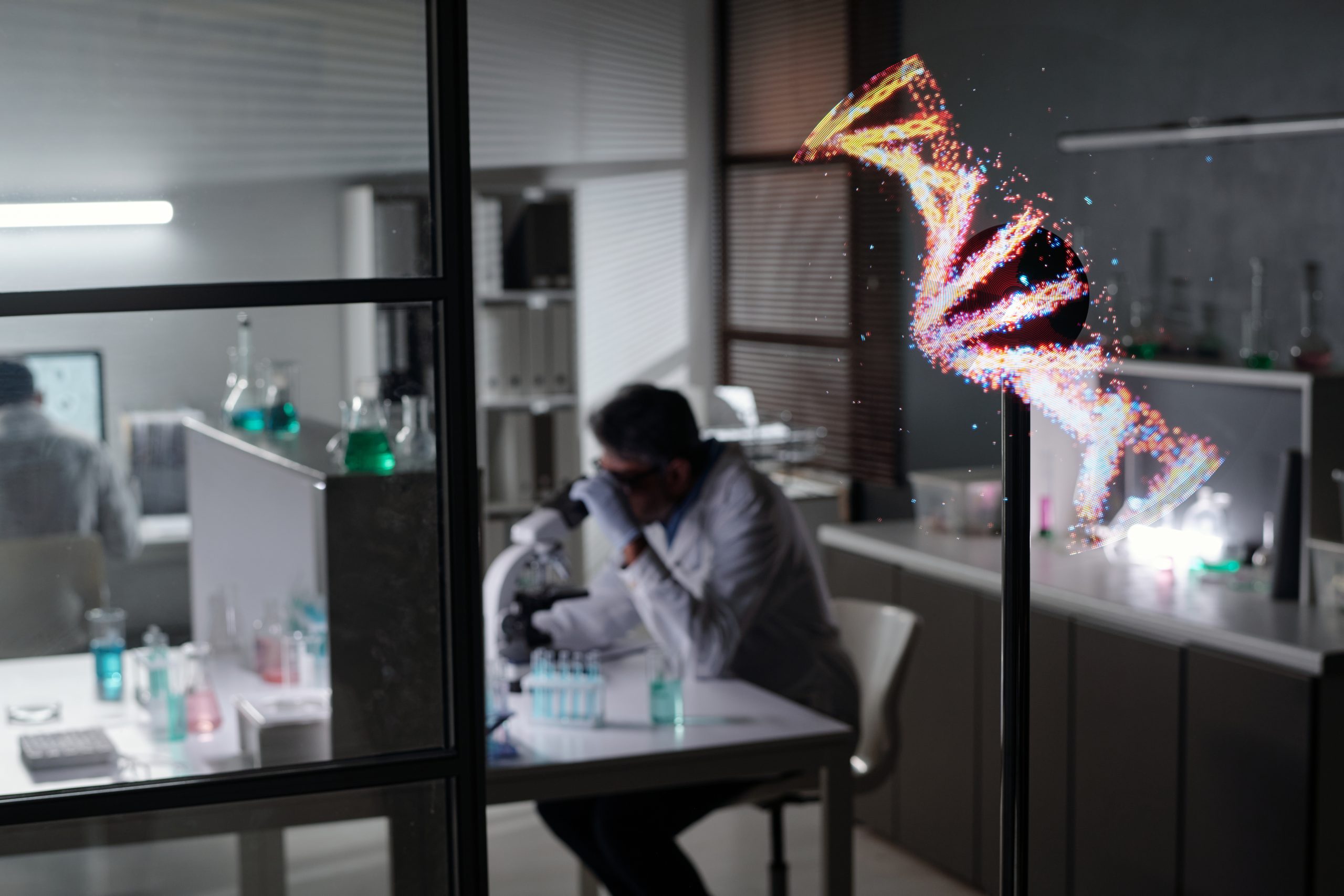 Scientific laboratory workspace