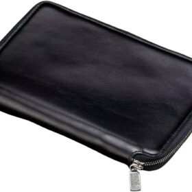 William Henry Leather Goods Collection Zipper Journal, Wallet                 