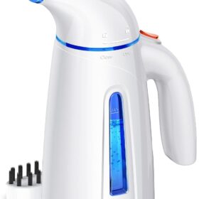 OGHom Steamer for Clothes Steamer, Handheld Clothing Steamer for Garment, 240ml Portable Travel Steam Iron (Only for 120V)                 
