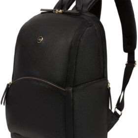 SwissGear Serenity Luxe Women's Laptop Backpack, Black, 16 Inches                 
