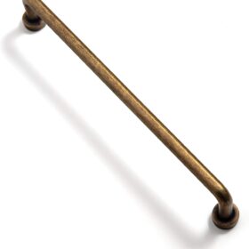 Goo-Ki 6 Pack 6 5/16'' Center to Center Antique Brass Cabinet Bar Pulls Vintage Drawer Handles Closet Classic Retro Home Kitchen Improvement Hardware                 