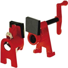 Bessey BPC-H34, 3/4-In. H Style Pipe Clamps - Incredibly Versatile, Easy To Assemble, Indespensable Workshop Clamp For Woodworking, Carpentry, Home Improvement, and DIY Projects                 
