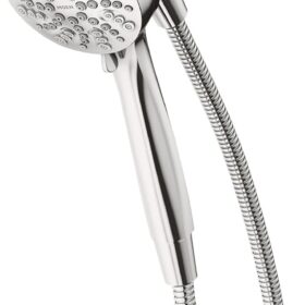 Moen 26100EP Engage Magnetix 3.5-Inch Six-Function Handheld Showerhead with Eco-Performance Magnetic Docking System, Chrome              