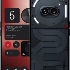 Nothing Phone (2a) Smartphone Unlocked 5G Android Phone Dimensity 7200 Pro, 50MP Dual Camera Cell Phone, 6.7'' AMOLED Display, 5000mAh Battery, NFC (Black, 12+256GB)                 