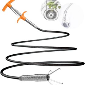 New Upgrade Drain Snake Hair Drain Clog Remover Tool - Sink Drain Cleaner for Toilet Sewer Shower Kitchen Bathroom Tub Clogged Drains Opener Cleaning Tool, Flexible Grabber Claw Pick Up Reacher Tool                 