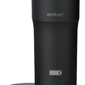 Ember Travel Mug 2+, 12 oz, Temperature Control Smart Travel Mug, Black (with Apple Find My)                 