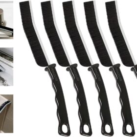 5 PCS Hard Bristle Crevice Cleaning Brush,Thin Crevice Cleaning Brushes for Household Use, Multifunctional Cleaning Tools for Narrow Corner Tight Spaces                 