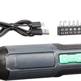 Amazon Basics by SKIL 4V Cordless Stick Screwdriver with 10-Piece Bit Set and USB Cable(Previously Denali brand)              