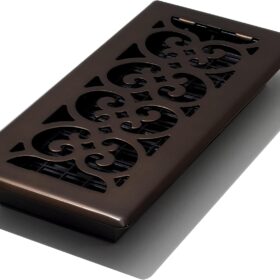 Decor Grates SPH410-RB Floor Register, 4x10, Rubbed Bronze Finish                 