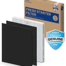 COWAY AP-1512HH & 200M Air Purifier Filter Replacement, Fresh Starter Pack, 2 Fresh Starter Deodorization Filters and 1 True HEPA Filter, 1 Pack, Black                 