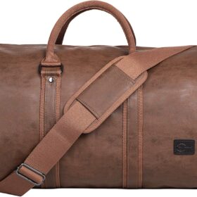 seyfocnia Convertible Travel Garment Bag,Carry on Garment Duffel Bag for Men Women - 2 in 1 Hanging Suitcase Suit Business Travel Bag                 