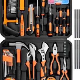 SOLUDE Tool Set,148-Piece Home Repair Tool Kit for Men Women College Students,Household Basic Hand Tool Sets with Case for Home Maintenance and DIY Projects                 