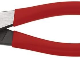 Klein Tools D248-8 Pliers, Made in USA, Diagonal Cutting Multi-Purpose Pliers with Angled Head, High-Leverage Design, and Short Jaw, 8-Inch