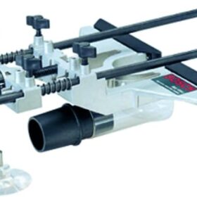 BOSCH RA1054 Deluxe Router Edge Guide with Dust Extraction Hood & Vacuum Hose Adapter