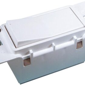United States HDW-E-119C E-119C Single Electric Switch, Pack of 1, White