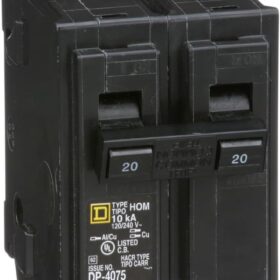 Square D - HOM220CP Homeline 20 Amp Two-Pole Circuit Breaker
