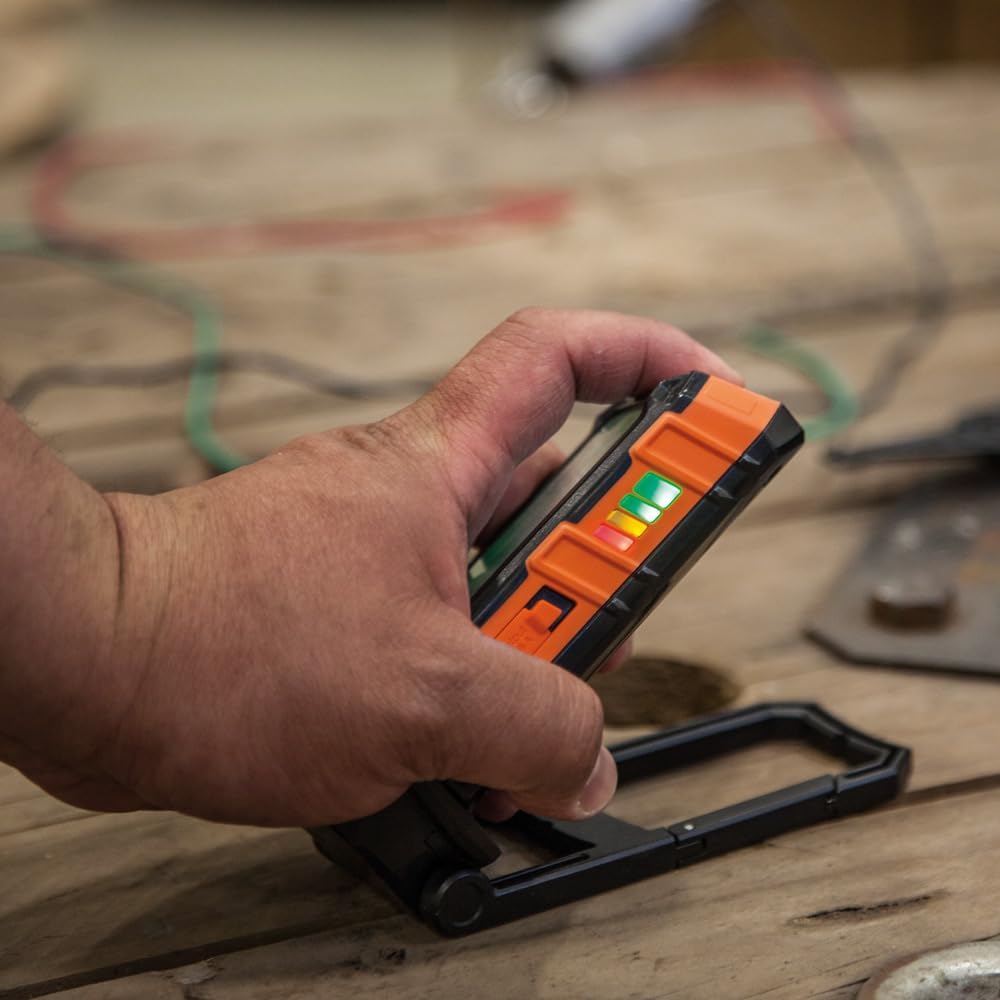 Klein Tools 56403 LED Light, Rechargeable Flashlight / Worklight with Kickstand and Carabiner, Charges Small Electronics, for Work, Camping - Image 5