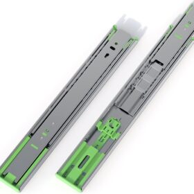 FivePears 2 Pairs 12 Inch Heavy Duty Soft Close Drawer Slides, 150 Lb Load Capacity Full Extension Ball Bearing Side Mount Drawer Runner, Rv Tool Box Kitchen Cabinet Drawer Self Closing Glide Rails