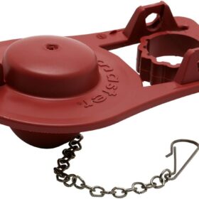 Fluidmaster 504 2-Inch Universal Chlorine Resistant, Long Lasting Flexible Frame Toilet Flapper , Red