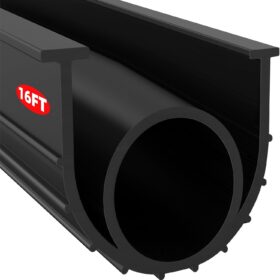 Jin&Bao Garage Door Bottom Weather Stripping Rubber Seal with T-Ends 5/16