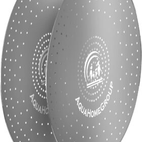 AquaHomeGroup Filtered Shower Head Replacement Spray Plates (Metal, Stainless Steel, 2-Pack)
