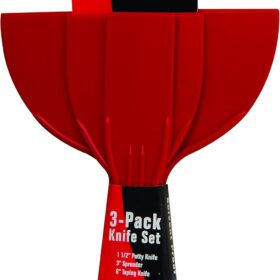 Red Devil 4718 3-Piece Plastic Knife Set, (Pack of 12)