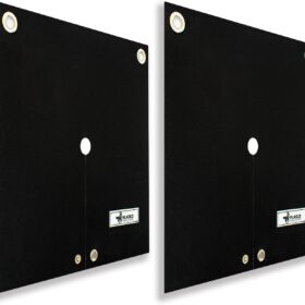 FLASLD Welding Blanket & Soldering Heat Shield Mat, 12''x12'' Flame Protector Pad Solder Plumbing Hole Propane Torch, Fire Protection Blanket (2 Pack)