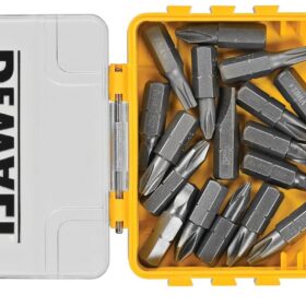 DEWALT DWAF2058CS 18 pc. Compact Magnetic Drive Guide Set, Yellow
