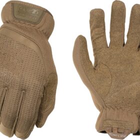 Mechanix Wear: FastFit Tactical Gloves with Elastic Cuff for Secure Fit, Work Gloves with Flexible Grip for Multi-Purpose Use, Durable Touchscreen Capable Safety Gloves for Men (Brown, XX-Large)